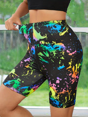 High Waist Yoga Shorts Hip Lifting Sports Leggings