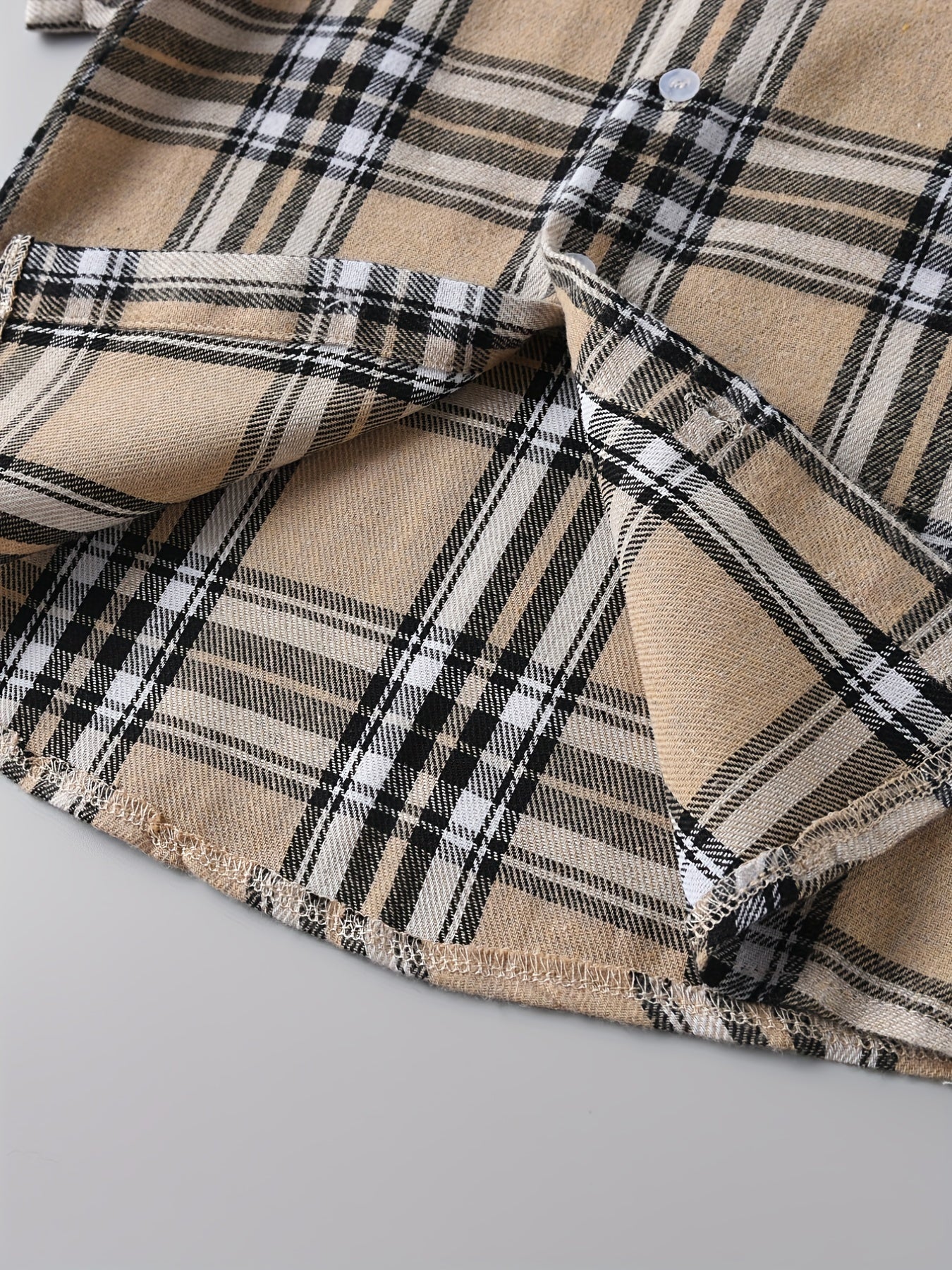 Boys Plaid Shirt & Bow Tie Set for Summer