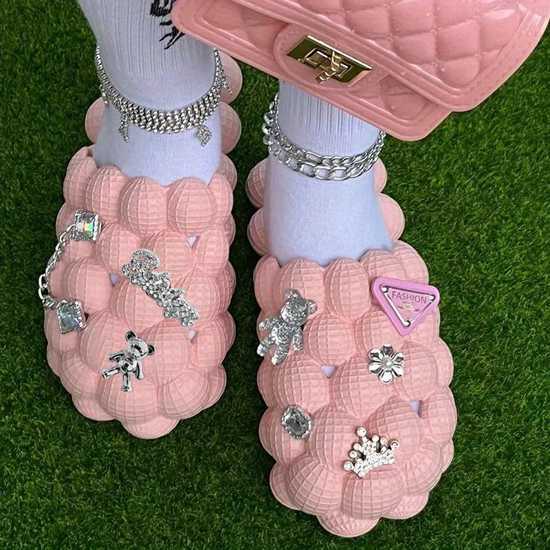 Charm Bubble Slide Sandals Women's Outdoor Footwear