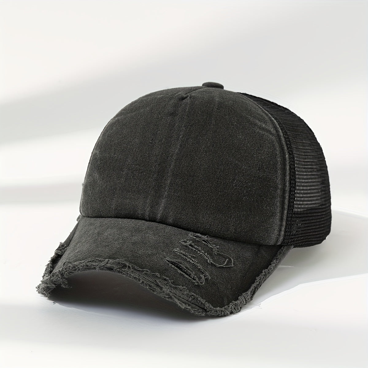 Vintage Washed Distressed Hat Baseball Cap Adjustable Polo Trucker Unisex Style