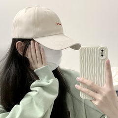Letter Embroidery Baseball Cap Lightweight Dad Hats Adjustable Sports Sun Hats