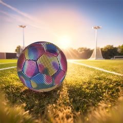 6pcs No 5 Soccer Ball School Training Hexagonal Water Drop Design