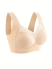 3pcs Seamless Wireless Push Up Tank Bra Women's Lingerie