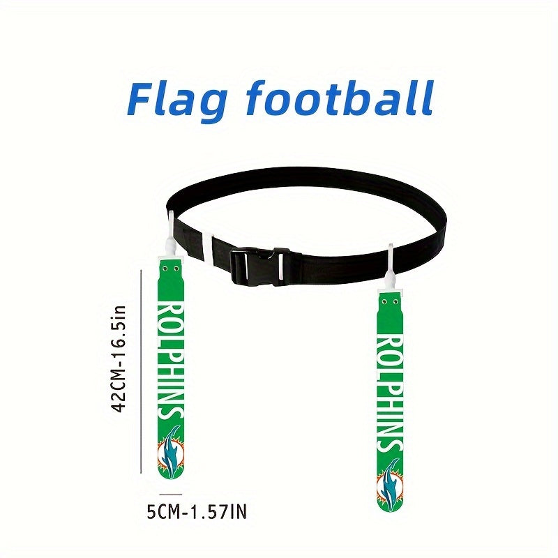 Dolphin Waist Flag Rugby Football Flag With Buckle