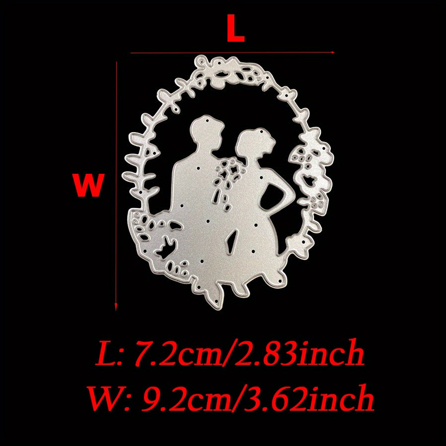 Wedding Bride & Groom Cutting Dies Metal Die Cuts DIY Scrapbooking Card Making