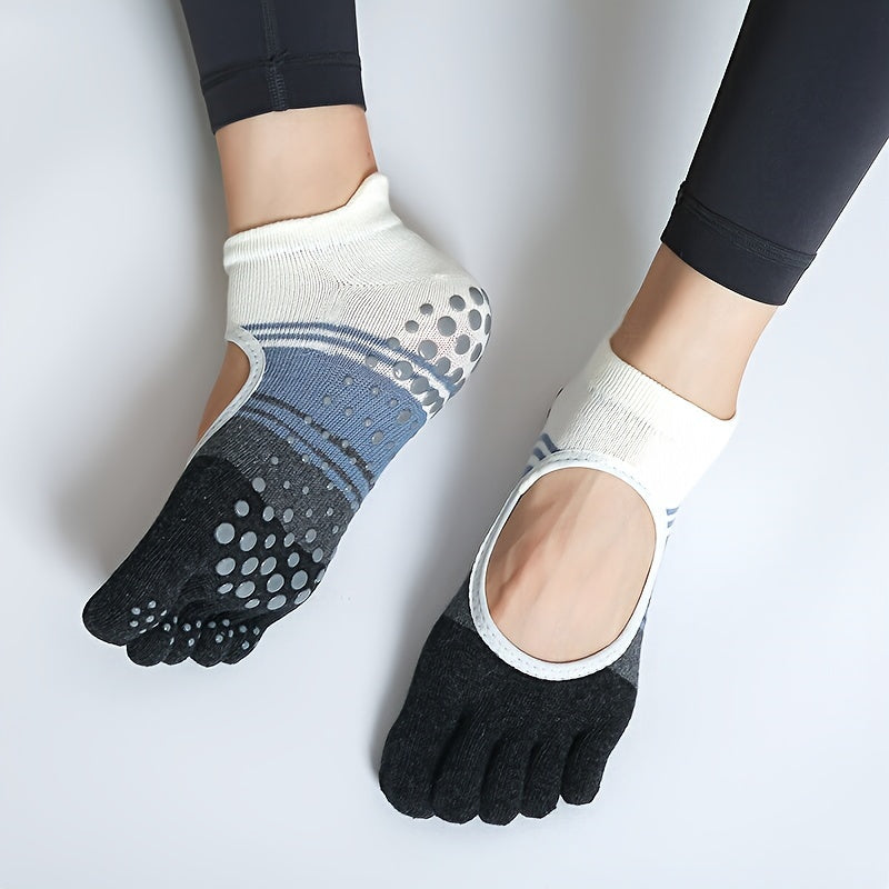 Non-slip Block Yoga Socks - Gripper Socks for Pilates