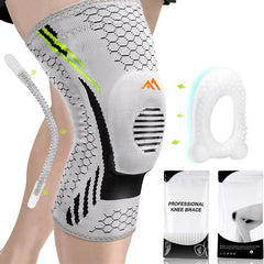 Adjustable Non-slip Compression Knee Sleeve Moisture Wicking Knee Sleeves