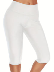 Women's High Waist Yoga Shorts for Running & Slimming