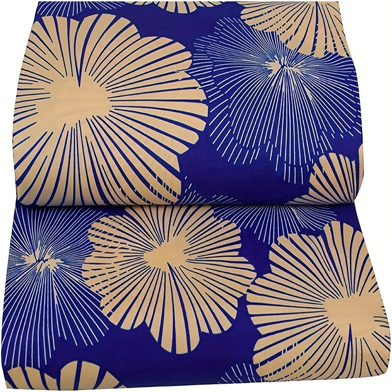 African Fabric DIY Craft Wax Cloth Ethnic Print 6 Yards