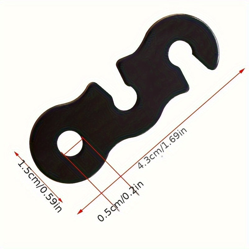 Adjustable Tent Rope Buckles S type Rope Tensioner Outdoor Camping