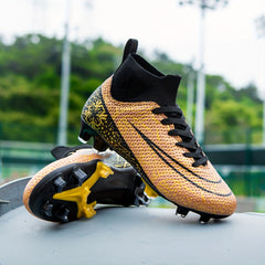 Kids Soccer Cleats Lightweight Non Slip Shoes Boys Girls