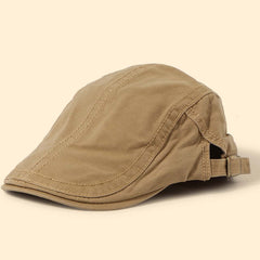 Cotton Solid Berets Cap Unisex Men Women's Cap Christmas Gift