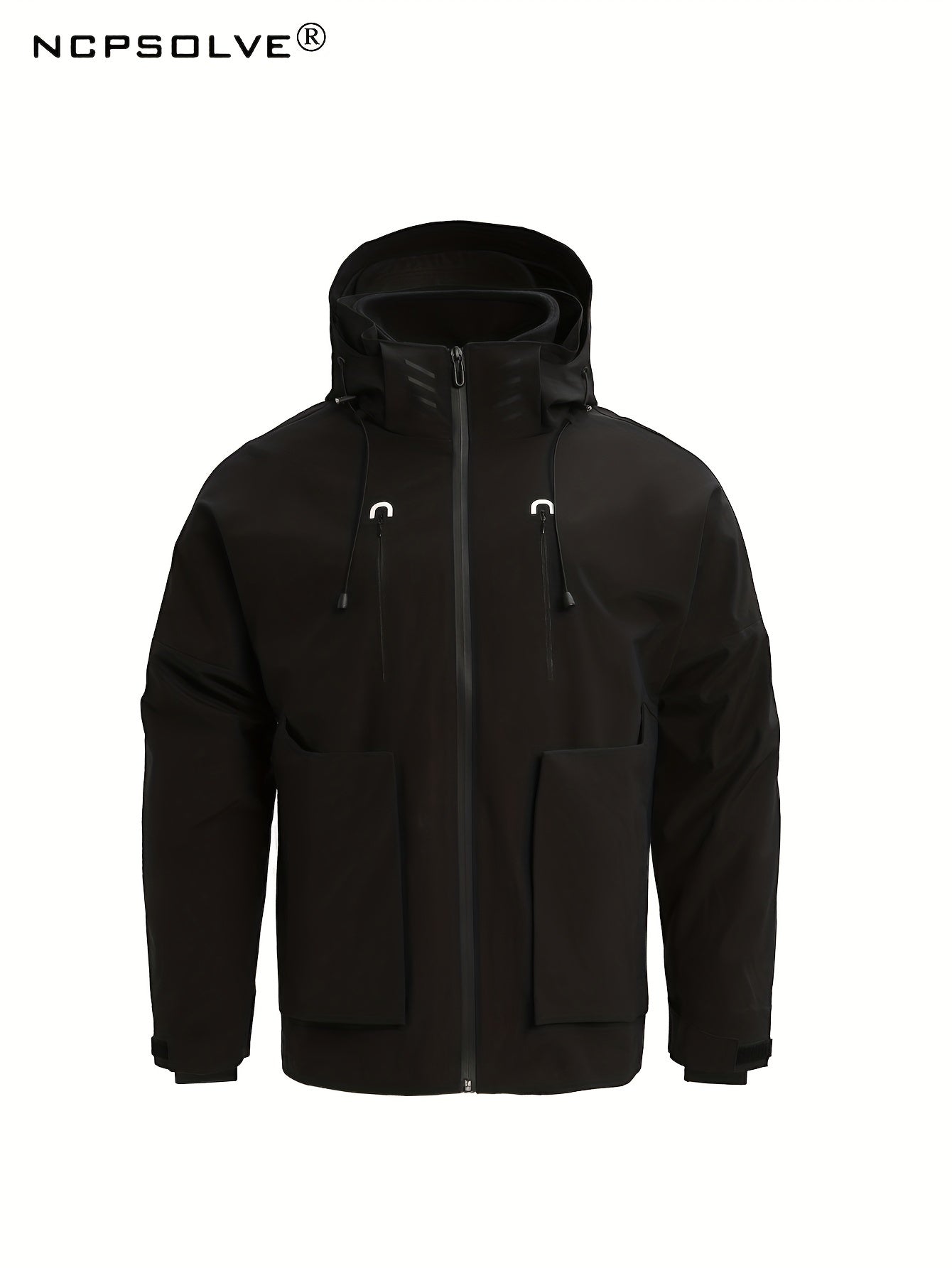 Men's 3 In 1 Outdoor Sports Hooded Jacket Waterproof Windproof Warm Hiking
