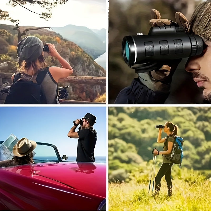 10X42 Binoculars High Definition ABS Construction Manual Focus