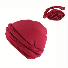Men's Turban Hat Stretchy Bag Head Hat Indian Hat African Ethnic Bandana Hat
