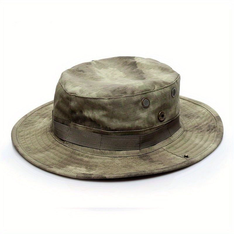 Camouflage Round Brimmed Hats Outdoor Combat Training Fisherman Hats