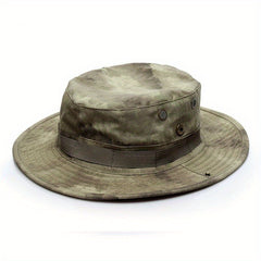 Camouflage Round Brimmed Hats Outdoor Combat Training Fisherman Hats