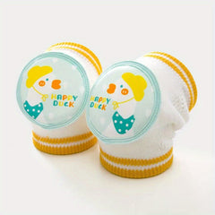 Baby Safety Cartoon Knee & Elbow Pads for Crawling Fun
