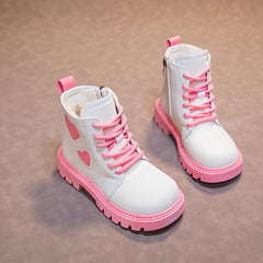 Warm Fleece Casual Boots for Girls - Outdoor Walking Hiking