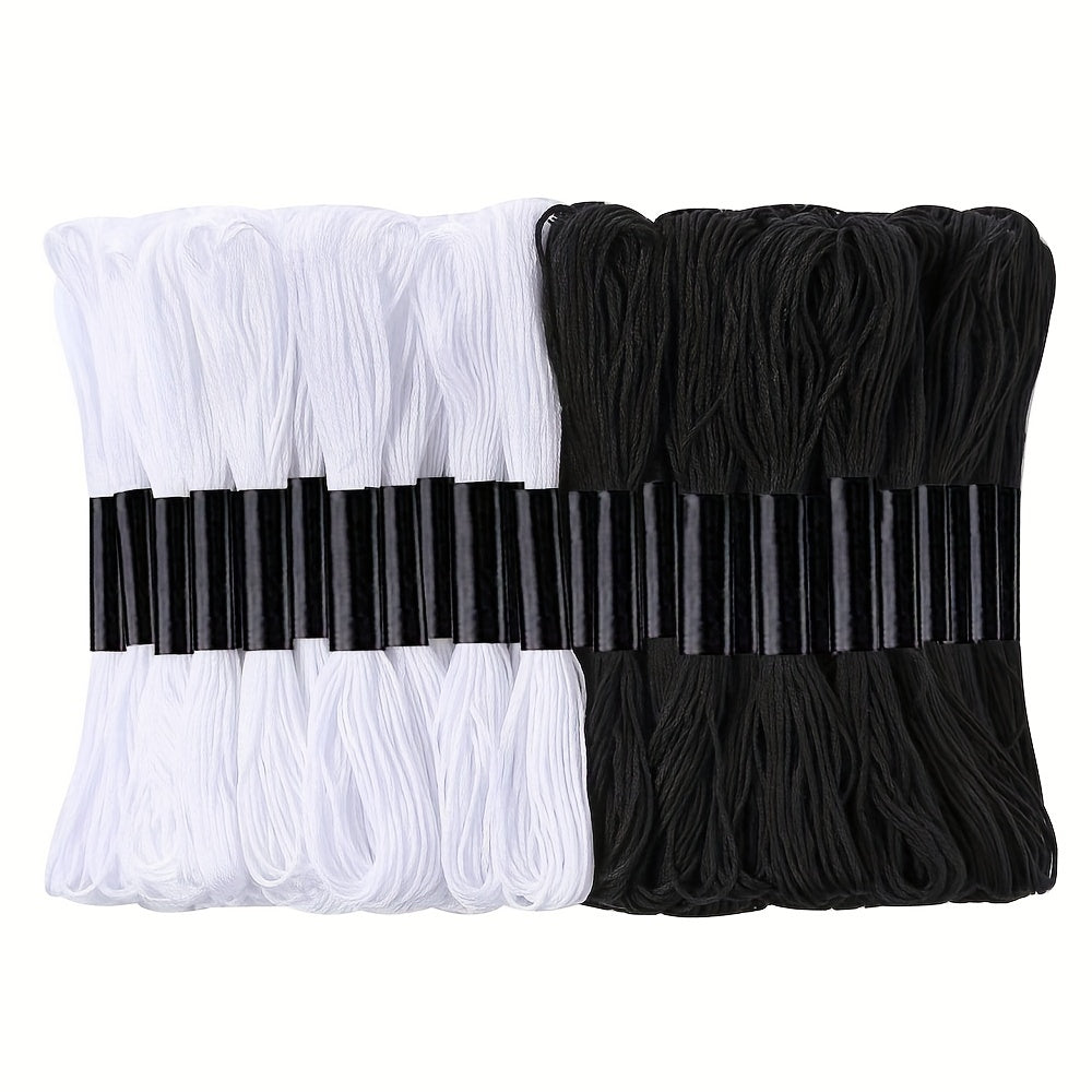 24 Skeins Cross Stitch Threads And Cotton Embroidery Floss