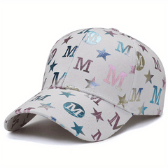 Letter Printed Baseball Cap Cotton Hip Hop Sunshade Dad Hat