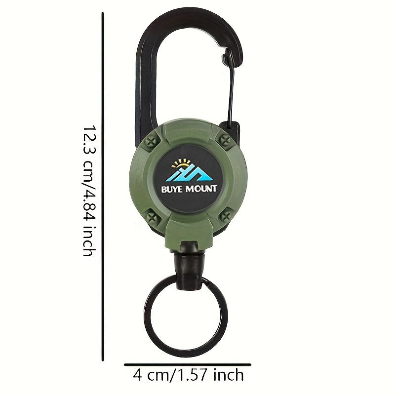 Stainless Steel Telescopic Key Holder Keychain Key Ring Retractable Key Chain