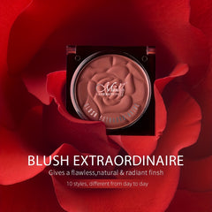 Petal Face Blushes Powder Shimmer Cheek Blush Matte Lightweight Face Brighten