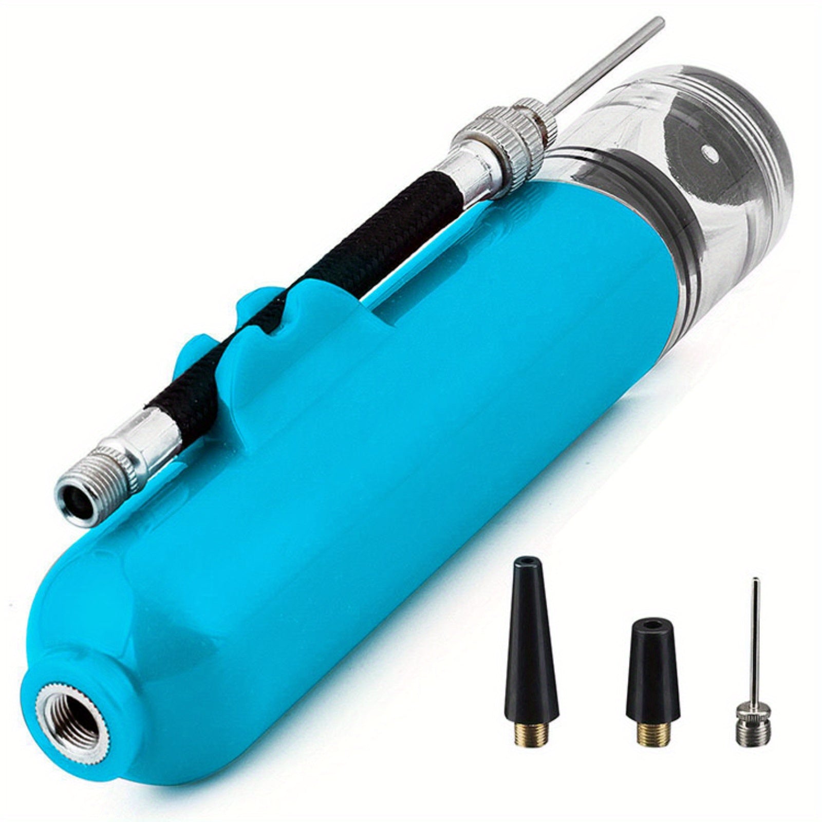 Sports Ball Pump Kit with Needles and Nozzles for Basketball Soccer Footballs