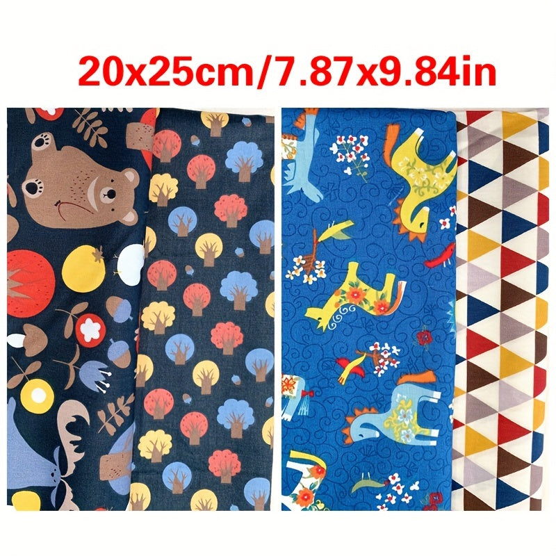 5pcs Japanese Style Cloth Set for DIY Sewing Scrapbooking Quilting Craft