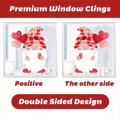 9 Sheets Window Clings Decorations Party Ornaments Vinyl Window Sticker Decals