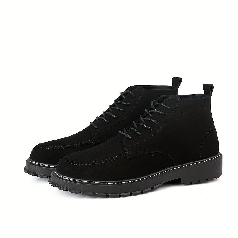 Men's Lace-up Ankle Boots Casual Walking Shoes
