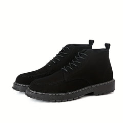 Men's Lace-up Ankle Boots Casual Walking Shoes