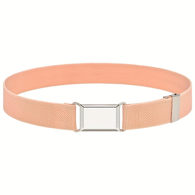 Girls Stretch Waist Belt for Jeans Pants Dress, Adjustable Elastic Waistband