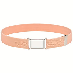 Girls Stretch Waist Belt for Jeans Pants Dress, Adjustable Elastic Waistband
