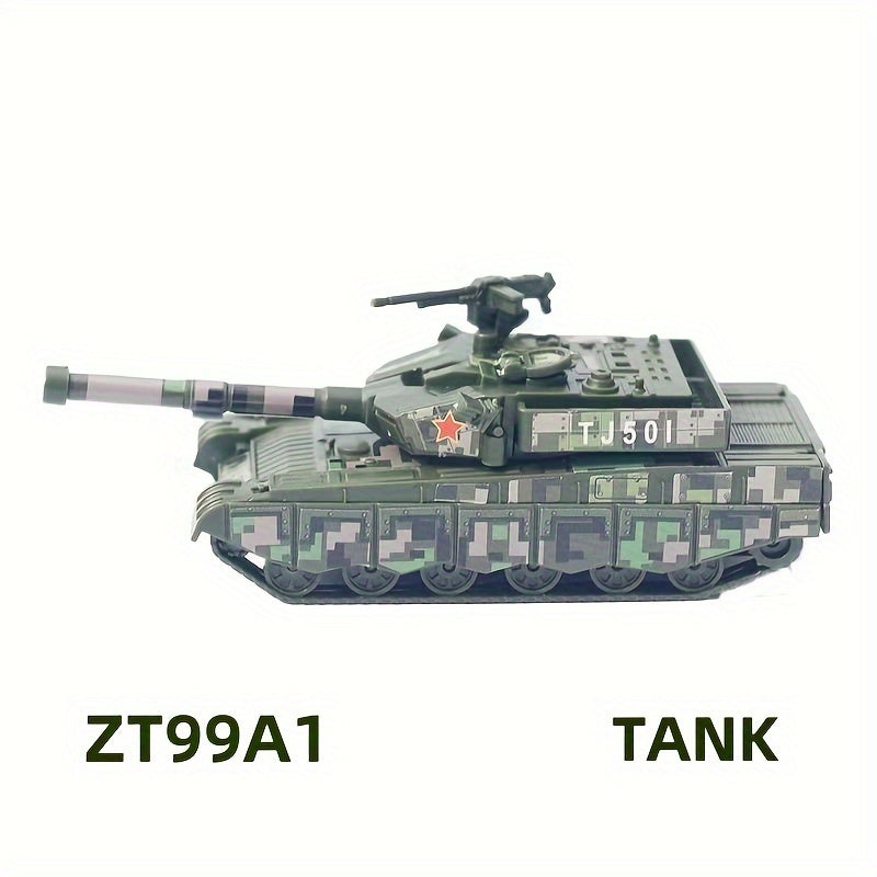 DIY Block Tank Scene Puzzle Toys with Accessories for Holidays