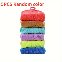 3/5pcs Cartoon Thickened Water Absorbent Plush Towel