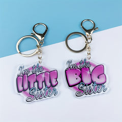 Sisters Acrylic Keychain Set - Perfect Gift for Christmas and Birthdays