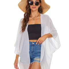 Sheer Chiffon Blouse Cardigan Beach Cover Up Casual Top