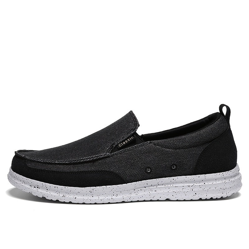 Men's Canvas Loafer Shoes Slip On Lightweight Walking Sneakers