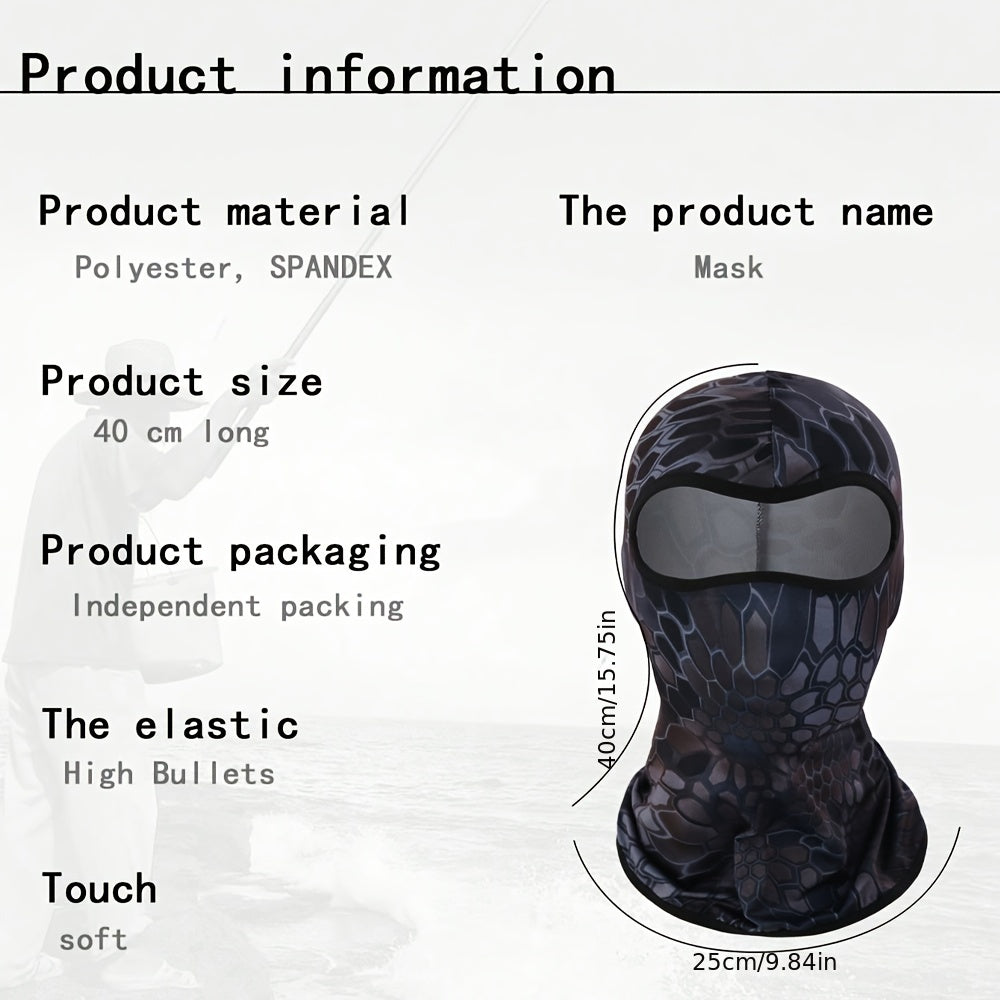 Outdoor Cooling Face Mask Windproof Dustproof UV Protector Mask