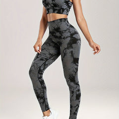 Tie Dye Butt Lifting Yoga Pants High Waist Leggings