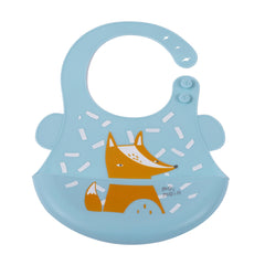 Adjustable Silicone Bib for Infants, Boys and Girls