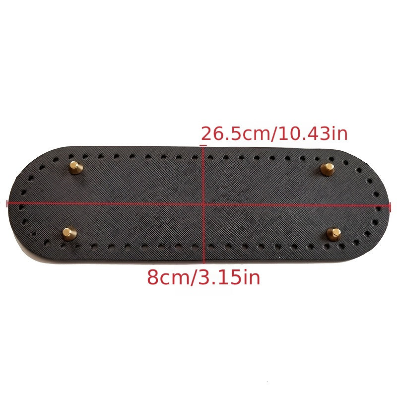 PU Leather Bag Bottom for Women DIY Purse Handbag