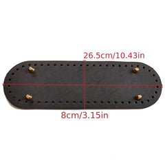 PU Leather Bag Bottom for Women DIY Purse Handbag