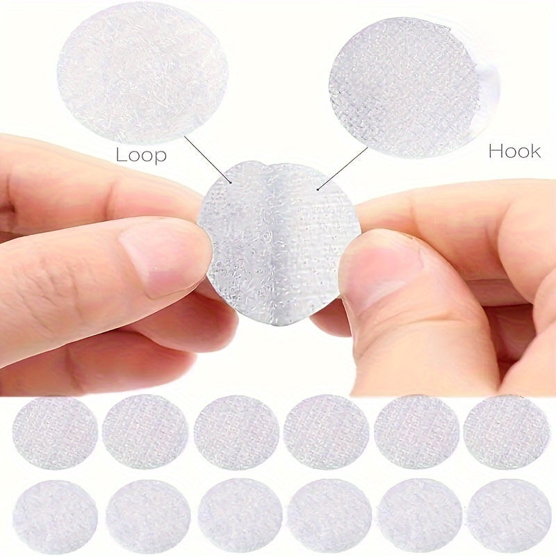 208pcs Adhesive Dots with Hook and Loop Tape