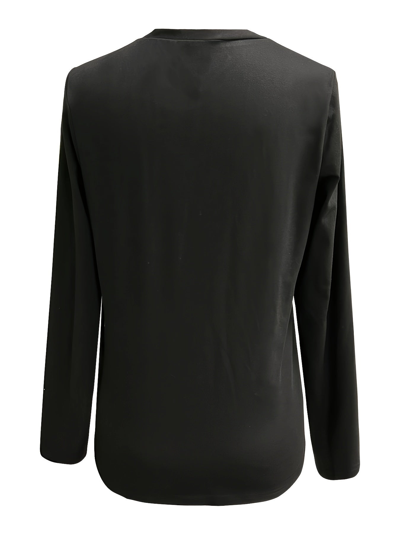 Loose Long Sleeve T-shirt Crew Neck Top Women's Clothing