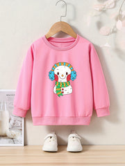 OERYUI Snowman Graphic Sweatshirt Comfy Pullover Kids Clothes