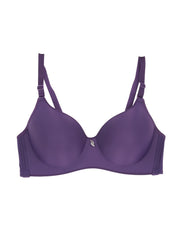 Plus Size Rhinestone Full Cover Wireless Bra w/ Straps