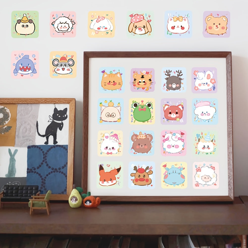 60pcs Animal Series Graffiti Stickers Waterproof for Guitar Skateboard Phone Lap