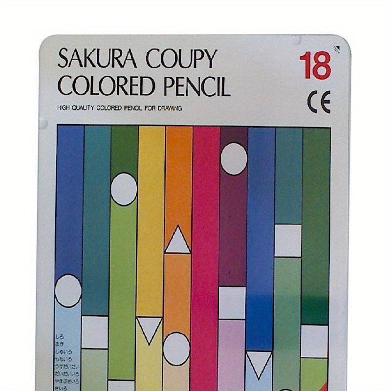 Sakura Professional Artist Drawing Pencils Set 18 Colors